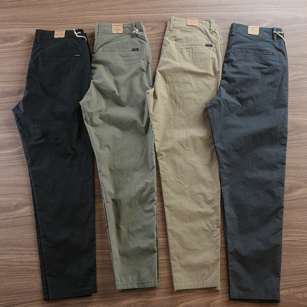 Pack de 4 Pantalones Masculinos de Sarga