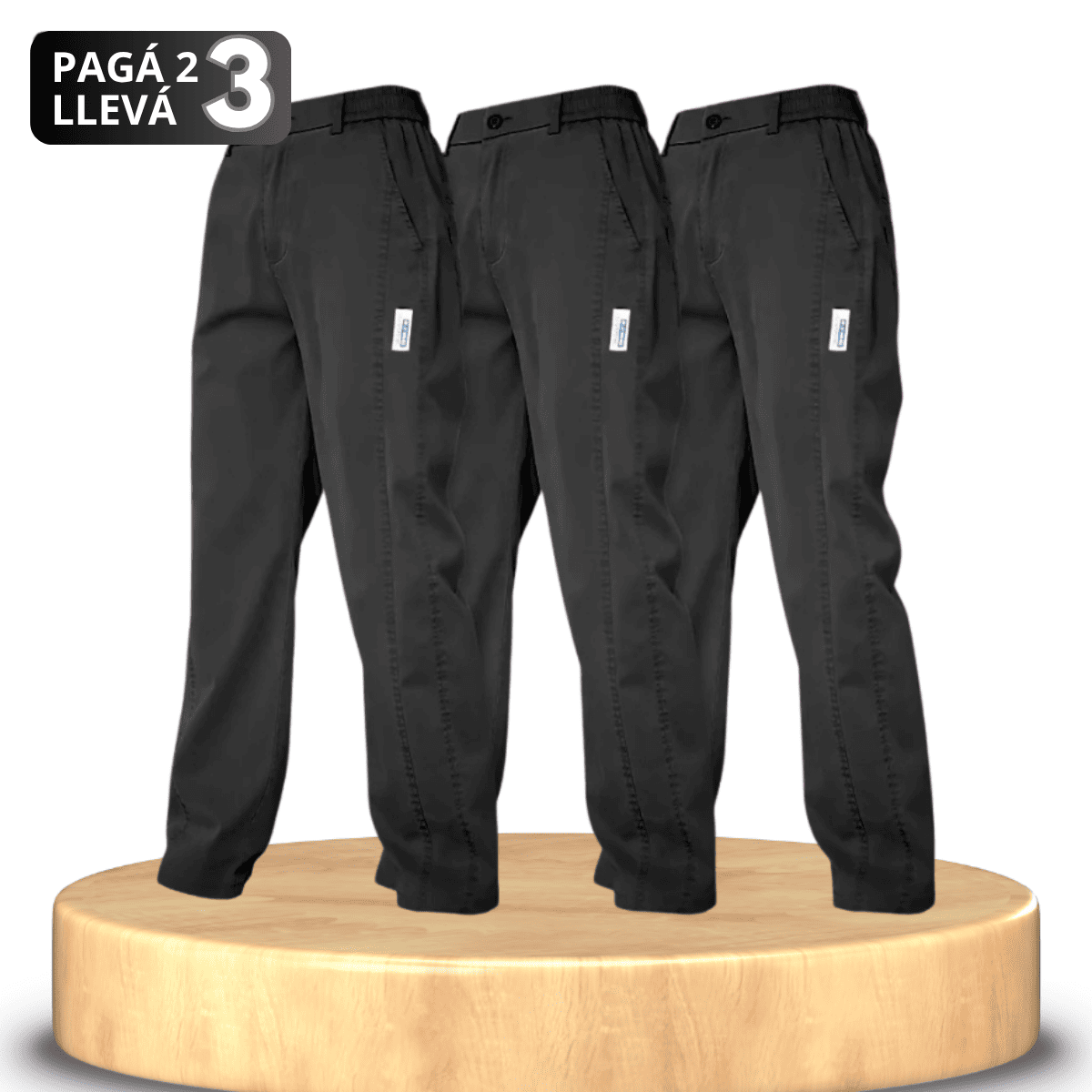 PACK 03 PANTALONES AURORA TEJIDO SEDA FRÍA Y CÓMODAS.