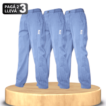 PACK 03 PANTALONES AURORA TEJIDO SEDA FRÍA Y CÓMODAS.