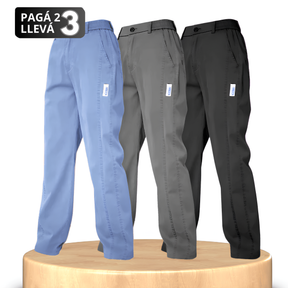 PACK 03 PANTALONES AURORA TEJIDO SEDA FRÍA Y CÓMODAS.