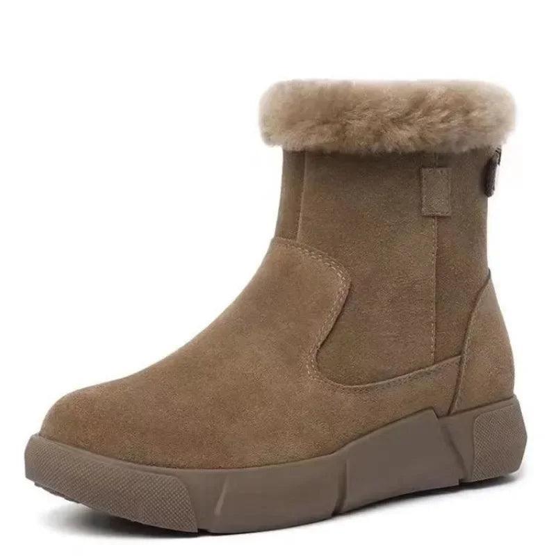 Botitas Detalles Peluche y Suela Robusta