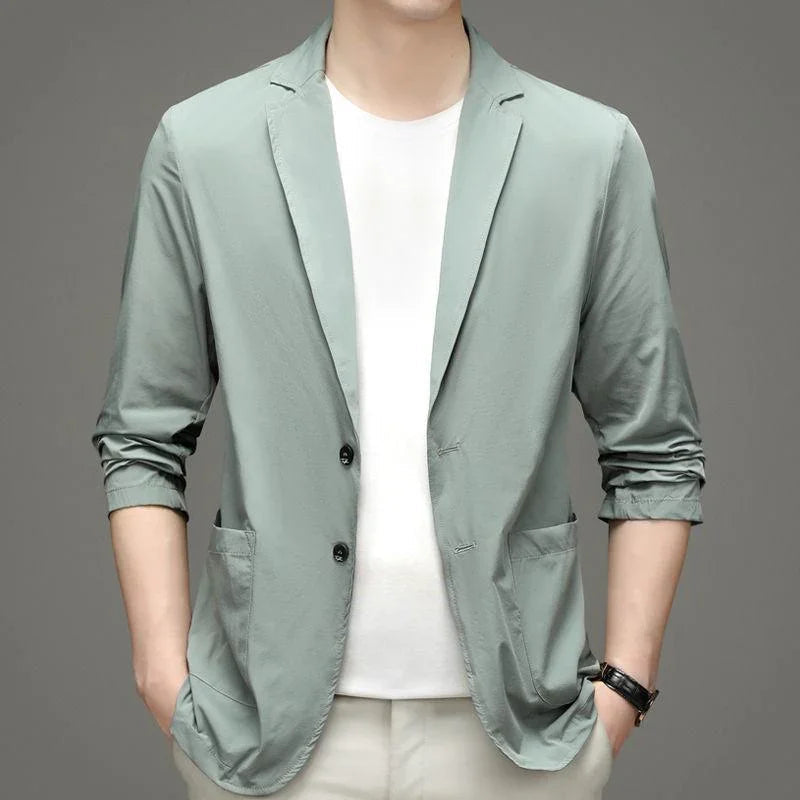 Blazer Casual Charles™ en Seda Fría